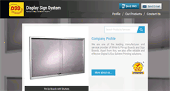 Desktop Screenshot of displaysignsystem.com
