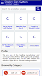 Mobile Screenshot of displaysignsystem.com